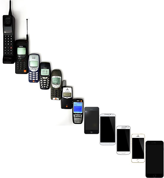 Evolution of mobile phones